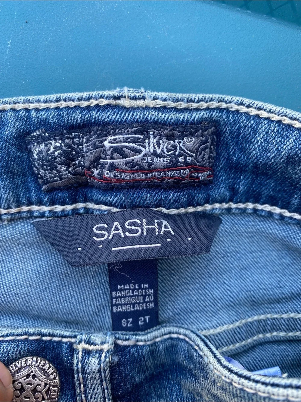 Silver Jeans Blue Straight Leg Jeans